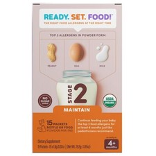 Ready Set Food Early Allergen Introduction Mix-ins Babies 4mo Stage 2 bb 6-2024
