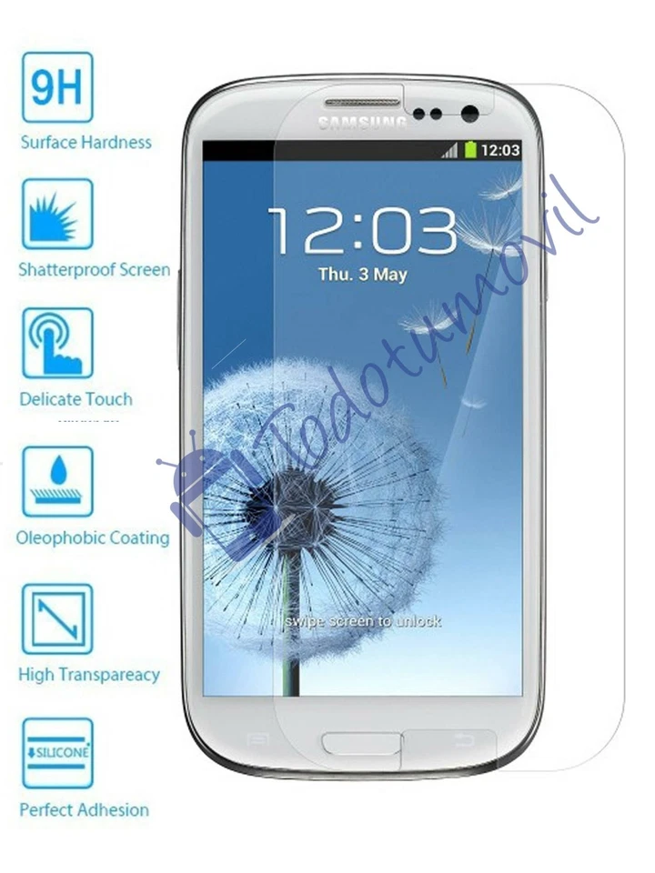 Protector de Pantalla Cristal Templado para Samsung Galaxy S2 S3 S4 S5 S6 S7 - Imagen 2 de 4