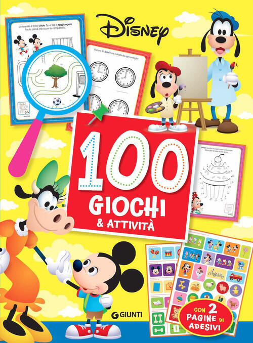 100 Giochi & Attivita. Sticker Special Color Disney Libri 2023