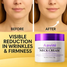 Aavini Neck Cream 50g – Firming & Lifting Peptide Cream for Wrinkles & Sagging