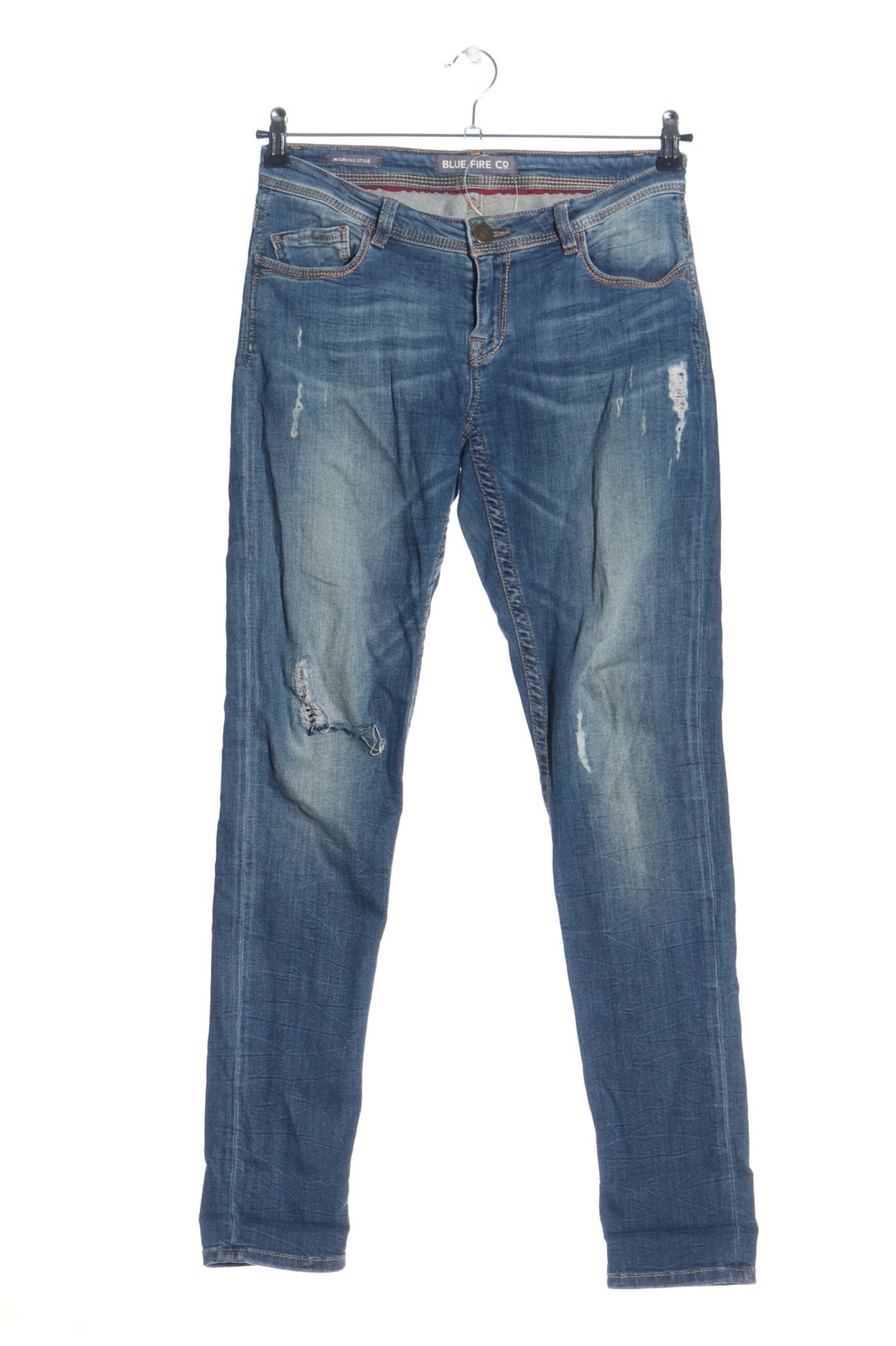 BLUE FIRE CO Slim Jeans Damen Gr. DE 36 blau Casual-Look | eBay