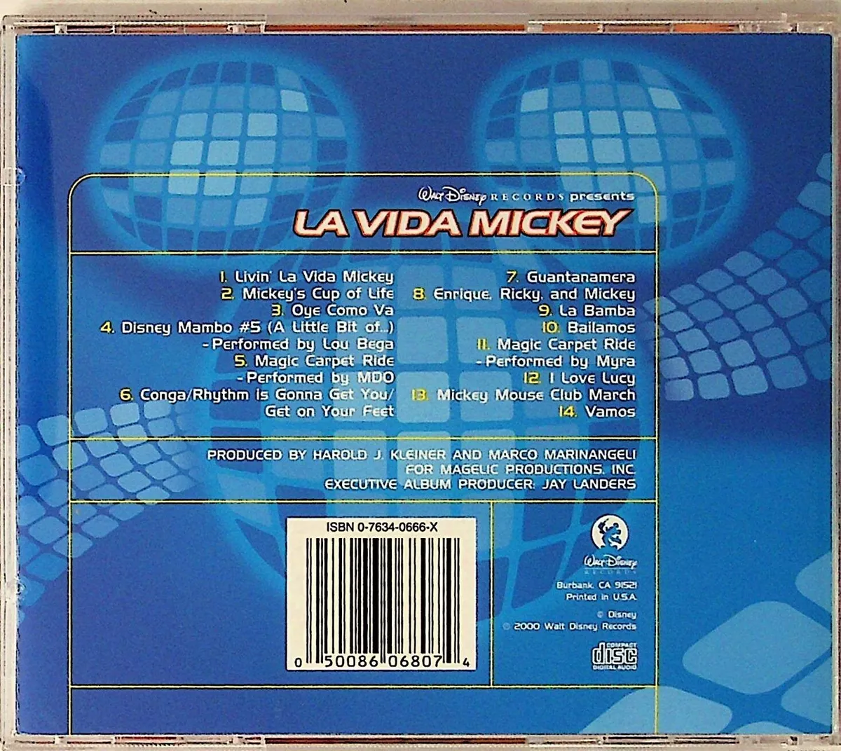 DISNEY *VG+* MICKEY MOUSE CLUB HOUSE 06 US CD SONGS FR DISNEY CHANNEL TV  SHOW