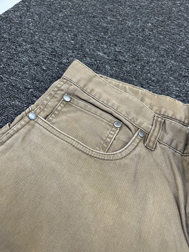 Quiksilver Vintage Y2K Men’s Brown Denim Jeans Straight Leg Regular Fit 32x33 - Picture 8 of 11
