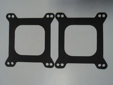 Holley Afb Carter Carb Gaskets 2 Carburetor Open 4 Bbl. Sbc Bbc 350 454 Pair