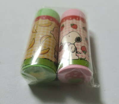 USJ JAPAN Limited PEANUTS SNOOPY Radierer 2 Stück Strawberry Banana