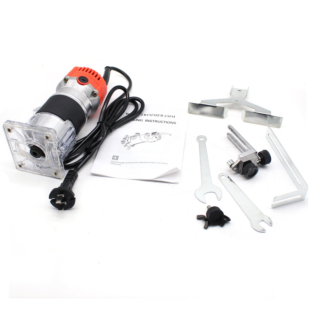 30000RPM Wood Laminate Palm Router Joiner Tool Electric Hand Trimmer 1/4" USA - Picture 8 of 15