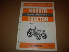 Kubota M6030DT-N Tractor Parts Manual