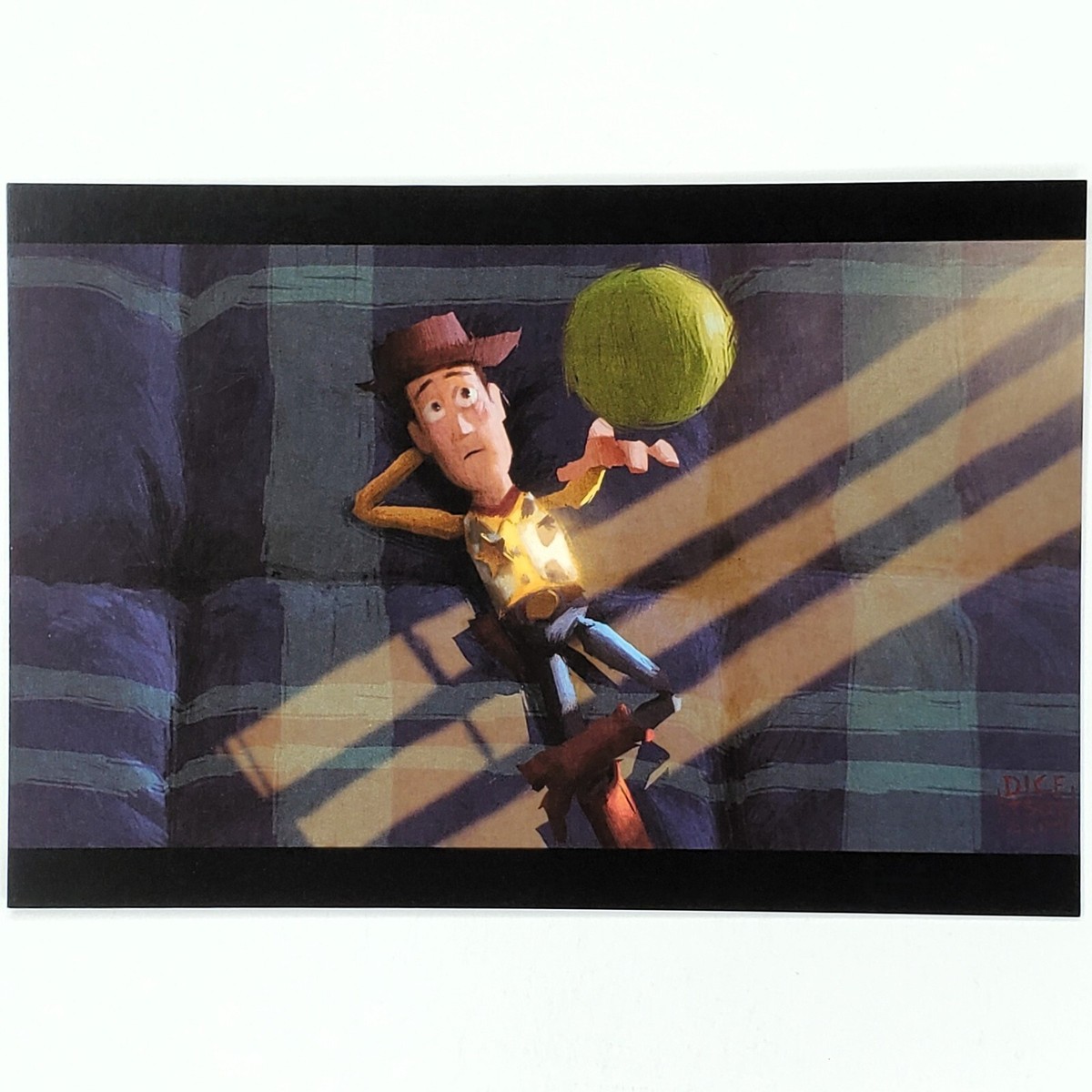 レア disney PIXAR TOY STORY タペストリー ラグUSA製 Toy Story 3 Postcard Woody Pixar Tennis Dominique Louis Tennis