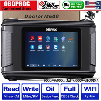 OBD2 Scanner Mileage Correction Oil Reset Car Odometer Cluster Adjust Diagnostic