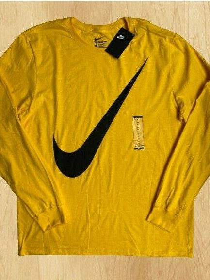 nike long sleeve yellow