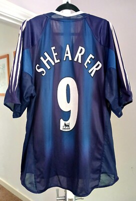 Genuine Newcastle United 2004/05 Away Alan Shearer Retro Football