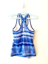 New Balance Women Size Small Tank With Support Blue Fitness Active Work Out