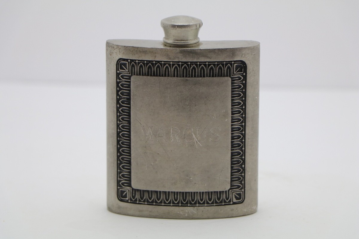 Vintage Kings Thailand Pewter 97% Flask With Cap | eBay