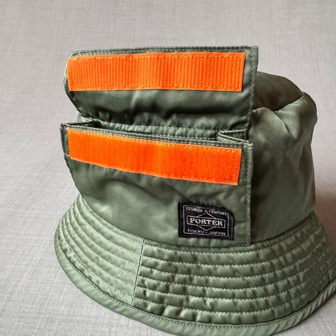 Yoshida&Co. Porter × Beams Tanker Bucket Hat Sage Green