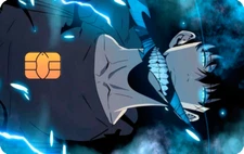 Solo Leveling Credit card skin decal sticker small chip Matte