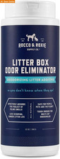 Rocco Roxie Litter Box Odor Eliminator, Best Natural Urine Deodorizer, Cat Box