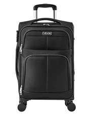 VEVOR Softside Expandable Luggage with Spinner Wheels, 20-Inch Softside Carry on