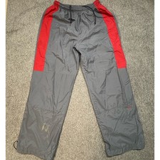 Vintage Nike Track Pants Mens Sz M Mesh Lined Joggers Windbreaker Y2K Swoosh