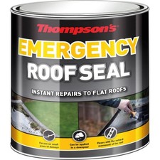 Thompson's Emergency Roof Seal 1L Waterproof Bitumen Repair Paint Stop Leaks