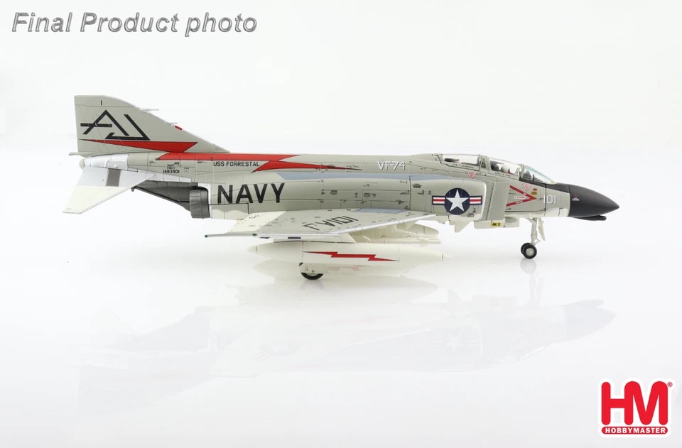 Hobby Master 1:72 HA19031 F-4H-1 (F-4B) Phantom II US Navy VF-74 "Bedevilers" - Image 4 of 4