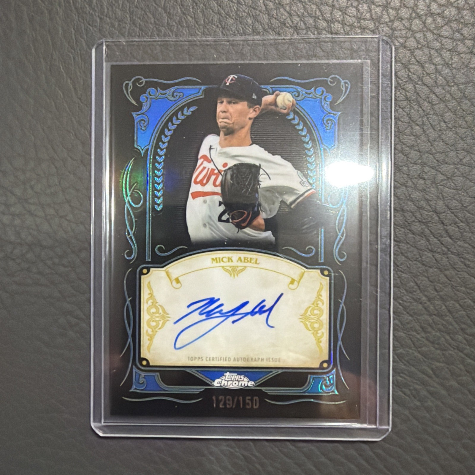 Topps Chrome Baseball 2026 Mick Abel Ink Strokes Auto IS-MA /150