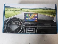 Wireless Carplay with 4K Dash Cam, 9" Portable Carplay Screen for Car, Apple Car