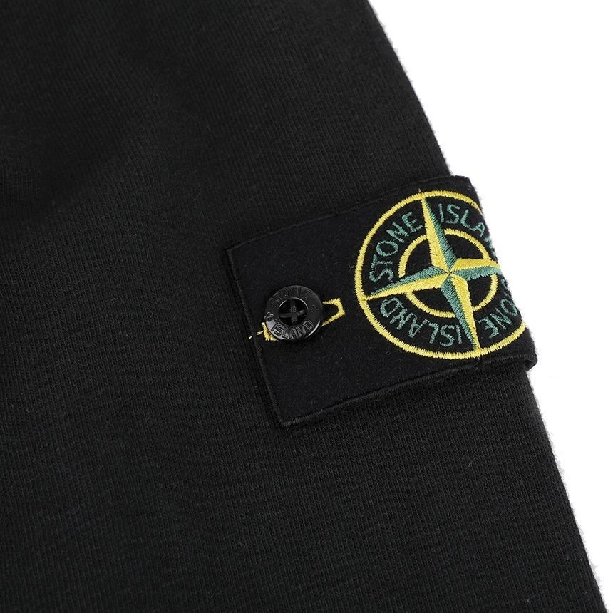 Felpa Stone Island stemma patch cotone 139307086