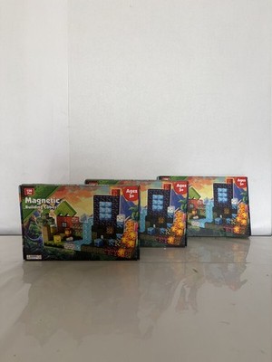 LOT OF 3 MAGNETIC BUILDING CUBES 2024-1 150 PIECES AGES 3+ NEW