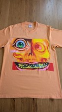 Authentic Supreme Face Tee In Peach. Size Small - Excellent Condition