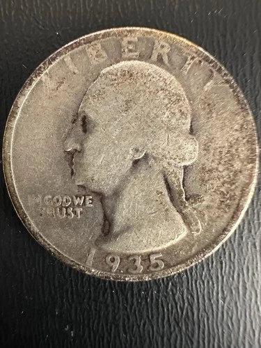 1935-D Washington Quarter Uncirculated 90% Silver