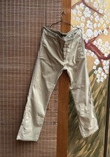 Golden Goose Deluxe Brand Mens Khaki Chino Pants Straight Size L Made In Italy 
