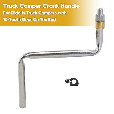 #ad Truck Camper Crank Handle For Slide in Truck Campers w 10 Tooth Gear On The End $15.38