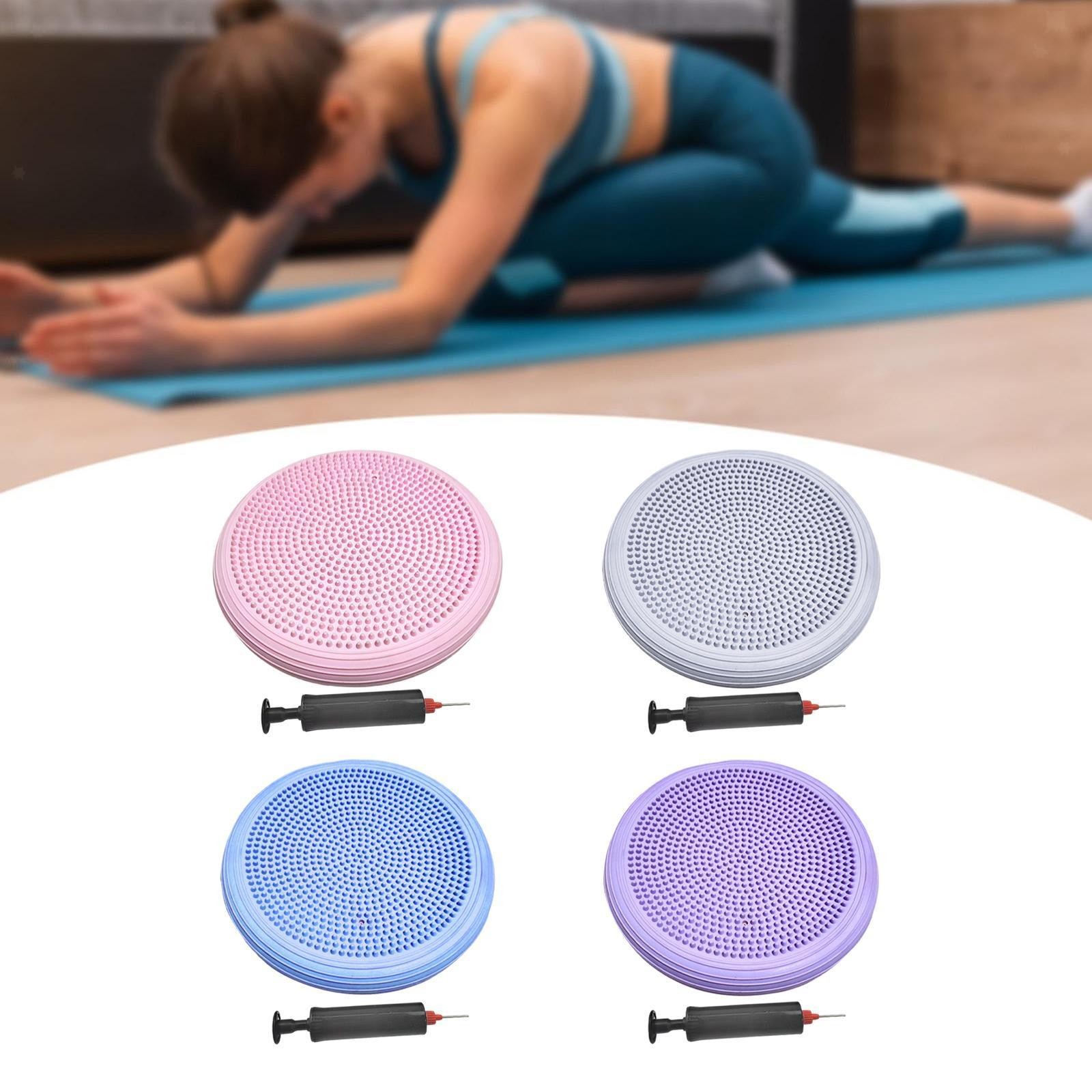 Inflatable Balance Mat Stability Disc Thickened Yoga Pad for Core Strength Training