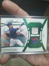 2024 Michael Young Panini Flawless duel material 4/5