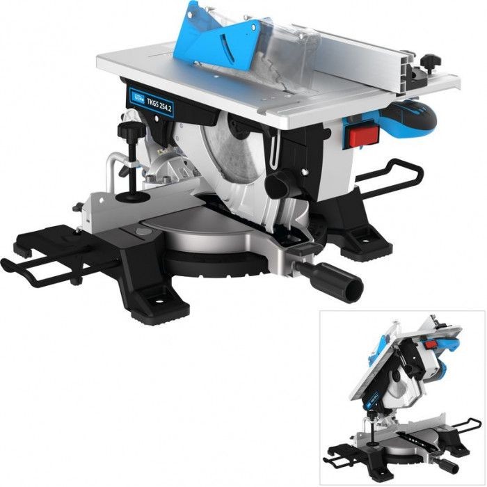 Scie combinée table et onglet Güde G55269 avec table supérieure réglable en hauteur