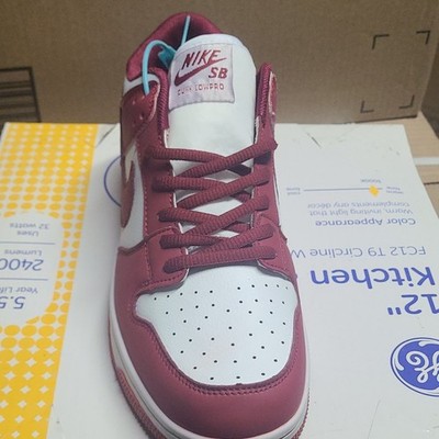 【値下げ】NIKE SB DUNK LOW PRO レッド/ホワイト 27㎝ Nike SB Dunk Low Pro Red White Low Top Skateboarding Sneakers Men