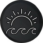 Funny Spare Tire Cover Sunrise Ocean Wave Fits Jeep Camper RV