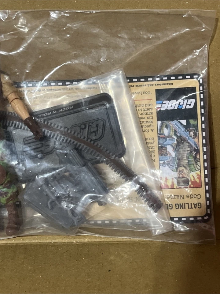 Club de Coleccionistas Exclusivo de G.I.JOE: ROCK N ROLL, GATLING GUNNER - EMBOLSADO Foto 3 de 3