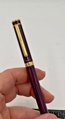 Vintage Asprey Fountain Pen Purple and Gold..untested