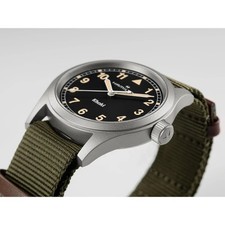 Hamilton Khaki Field Quartz 38mm Black Dial Men's Watch H69401930 3