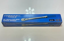 NEW Cornwell Tools CTGTW275FTF 3/8" Drive Flex Head Torque Wrench, 15-75 ft.-lbs