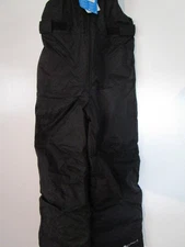 Columbia Outgrown Snowslope II Bib Girls Winter Snow Pants Black Size X-Large