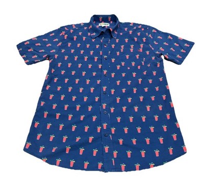 Tipsy Elves Men s Brunch Bro Hawaii Short Sleeve Shirt Size XL Bloody Mary