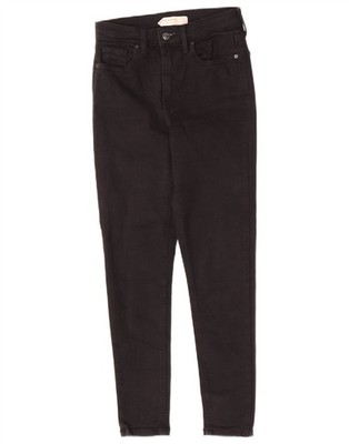 Topshop Damen Jamie Skinny Jeans W26 L26 Schwarz Baumwolle WL06