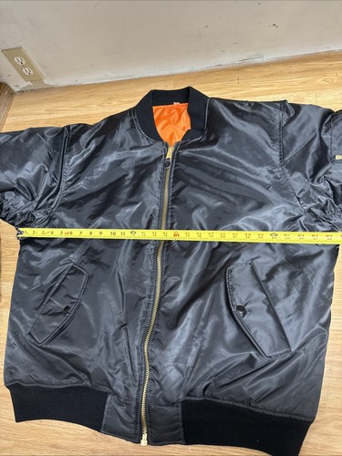Rothco USAF MA-1 Reversible Military Intermediate Flyers Bomber Jacket Men's 5XL - Picture 6 of 8
