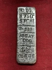 1856 Wells Fargo & Co. Silver Ingot No. 51 Bar 4.2 OZT .999 Pure Silver