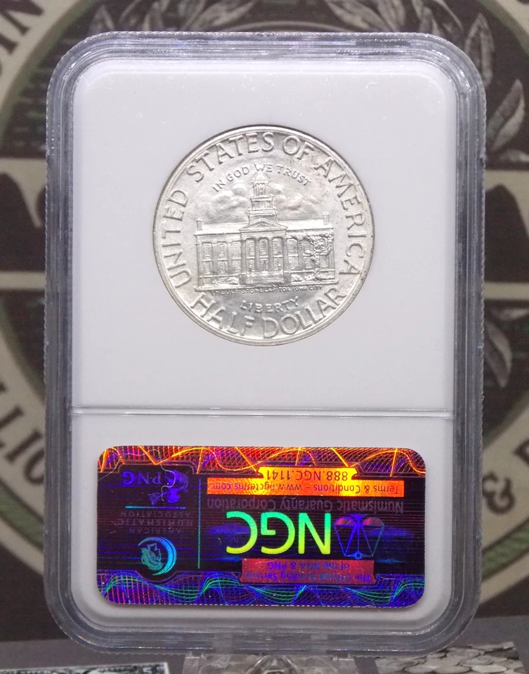 1946 Commemorative *IOWA* Silver Half Dollar 50c NGC MS65 #002 Gem BU ECC&C, Inc - Image 4 of 4