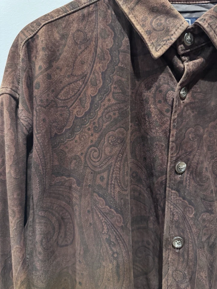 Camisa Polo Ralph Lauren Gamuza Paisley Foto 2 de 4