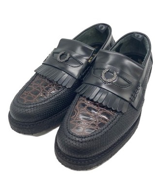 FRED PERRY Collaboration loafers B9282/102 EU41 US8 Black
