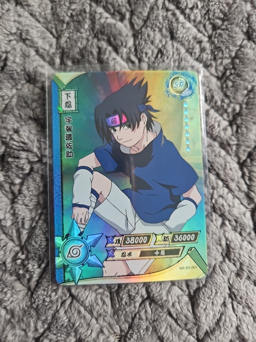 Naruto Kayou Premium Booster Sasuke Uchiha NR-SR-063 Foil Holo